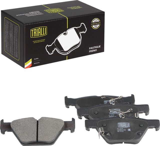Тормозные колодки Trialli (Low-Metallic). Артикул PF 4018