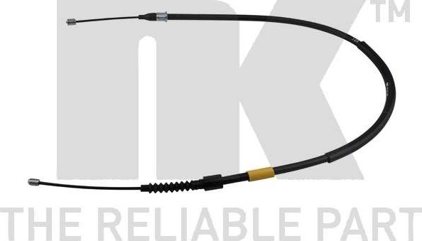 Трос ручника (тросик ручного тормоза) NK левый для Opel Corsa C 2001-2009. Артикул 9036108