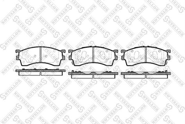 Тормозные колодки Stellox. Артикул 426 012B-SX