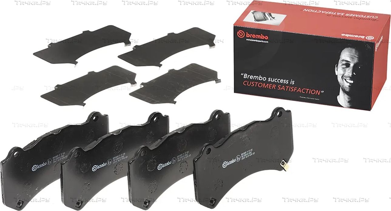 Тормозные колодки Brembo PRIME LINE передние для Chevrolet Corvette C7 2014-2019. Артикул P 37 018