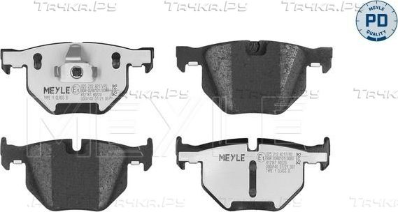 Тормозные колодки Meyle PD задние для BMW X5 III (F15) 2013-2018. Артикул 025 212 8217/PD