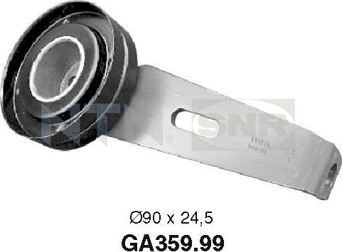 Натяжной ролик (натяжитель) приводного поликлинового ремня NTN / SNR. Артикул GA359.99