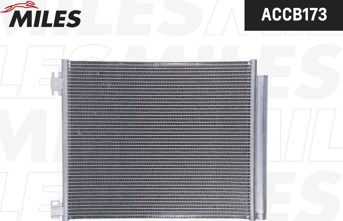 Радиатор кондиционера (конденсатор) Miles (алюминий). Артикул ACCB173