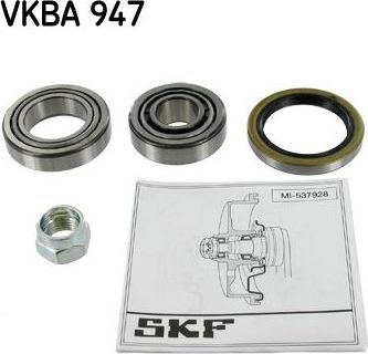 Ступичный подшипник (комплект) SKF. Артикул VKBA 947