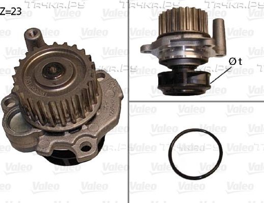 Помпа (водяной насос) Valeo для SEAT Alhambra I 2000-2003. Артикул 506532