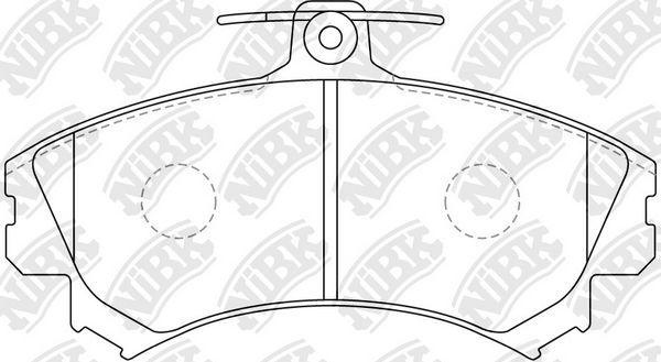 Тормозные колодки NiBK. Артикул PN3090