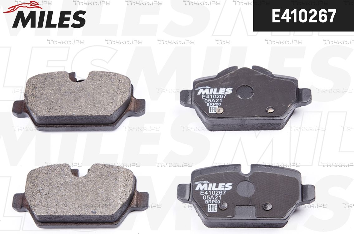 Тормозные колодки Miles (Low-Metallic) задние для Fiat Ducato III 2011-2014. Артикул E410267