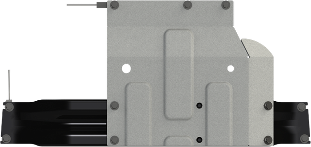 Защита алюминиевая Шериф (6 мм) для РК Ford Ranger 2015-2019. Артикул 08.4117