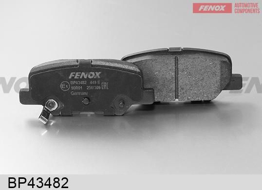 Тормозные колодки Fenox. Артикул BP43482