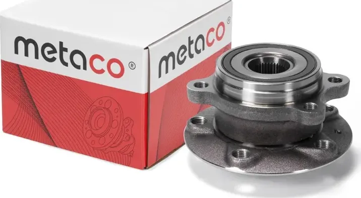 Ступица с подшипником AUDI A3/GOLF V/CADDY/PASSAT B6/TIGUAN/OCTAVIA 03- пер. (Metaco) Metaco. Артикул 5020002