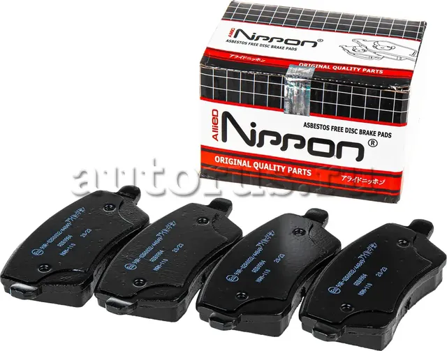 Колодки тормозные ЛАДА Vesta,Largus RENAULT Logan,Clio NISSAN Micra,Note перед. (Allied Nippon). Артикул ADB0984