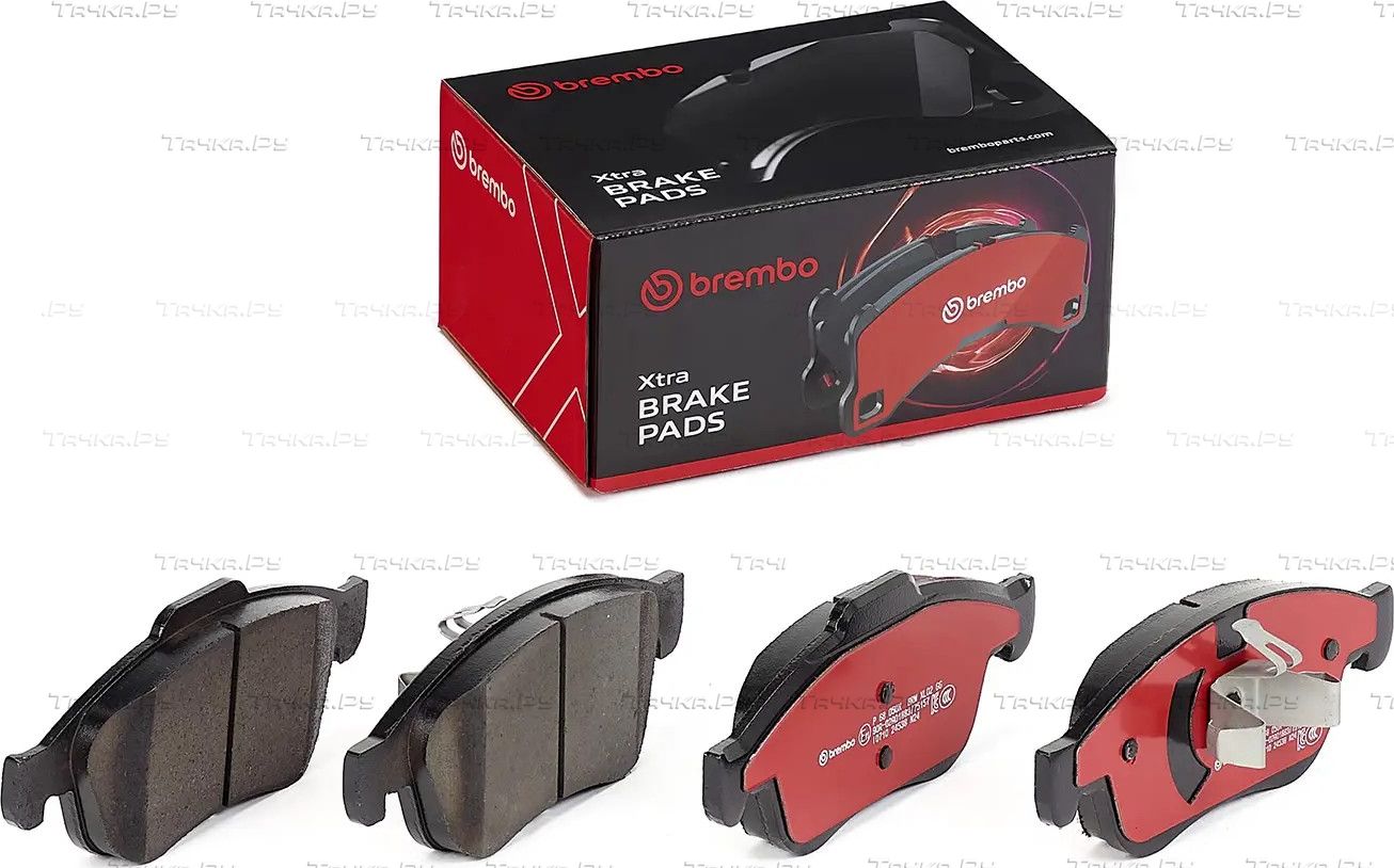 Тормозные колодки Brembo XTRA LINE передние для Renault Dokker 2013-2026. Артикул P 68 050X