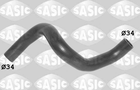 Патрубок радиатора (системы охлаждения) Sasic правый верхний для Nissan Qashqai I 2007-2013. Артикул 3406473