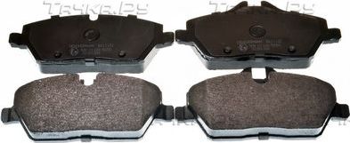 Тормозные колодки Denckermann передние для BMW 1 I (E81/E82/E87/E88) 2004-2011. Артикул B111122