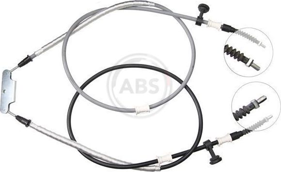 Трос ручника (тросик ручного тормоза) ABS задний для Fiat Croma II 2005-2011. Артикул K19935