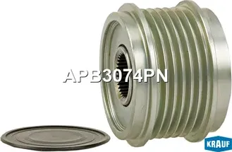 Шкив обгонный генератора Audi A4/A5 1.8/2.0TFSI 2007-/Q5 2.0TFSi 2008 Krauf. Артикул APB3074PN
