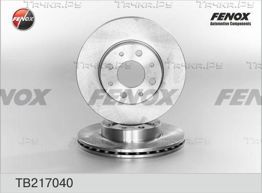Тормозной диск Fenox передний для Fiat Punto I 1993-1999. Артикул TB217040