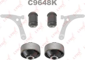 Сайлентблок переднего рычага подвески LYNXauto KIT нижний для Mitsubishi Outlander III 2012-2025. Артикул C9648K