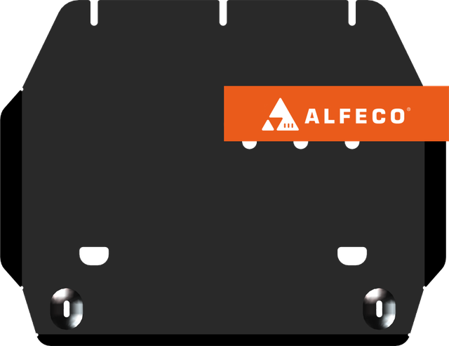 Защита Alfeco для картера и редуктора переднего моста Toyota Land Cruiser 300 2021-2026. Артикул ALF.24.133