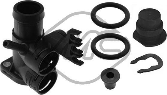 Фланец охлаждающей жидкости Metalcaucho (полимерный материал). Артикул 03522