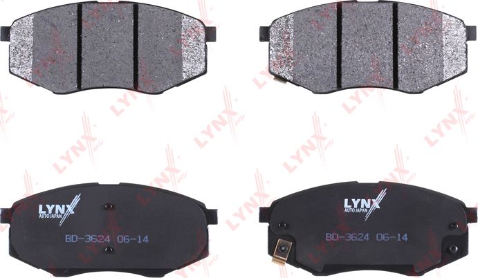 Тормозные колодки LYNXauto. Артикул BD-3624
