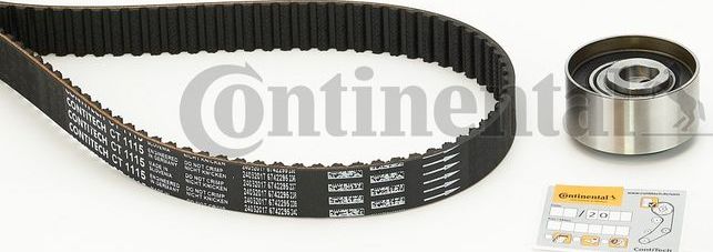 Ремень ГРМ с роликами (комплект) ContiTech для Lancia Musa I 2005-2012. Артикул CT1115K1