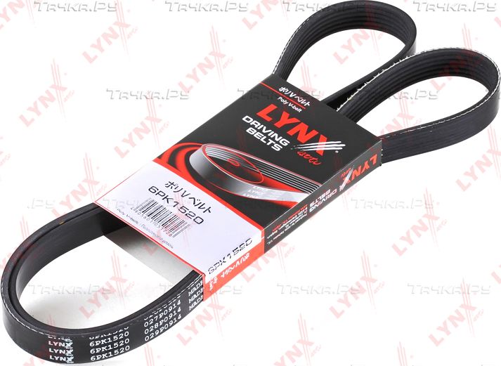 Приводной ремень поликлиновой LYNXauto для SEAT Arosa I 1998-2000. Артикул 6PK1520