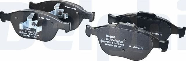 Тормозные колодки Delphi (Low-Metallic). Артикул LP1724