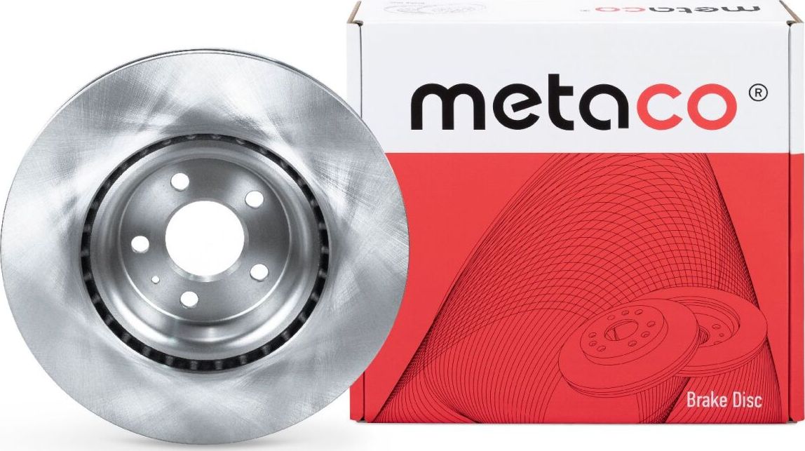 Диск тормозной передний вентилируемый (Metaco). Артикул 3050257