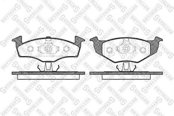 Тормозные колодки Stellox. Артикул 620 020B-SX