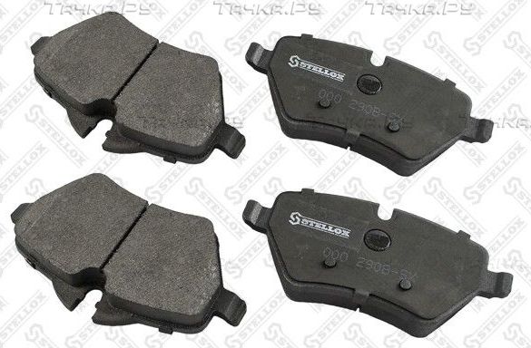 Тормозные колодки Stellox передние для MINI Hatch I ((R50, R53) 2001-2006. Артикул 000 290B-SX