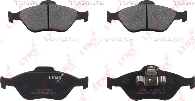Тормозные колодки LYNXauto передние для Mazda 121 III 2000-2003. Артикул BD-5108