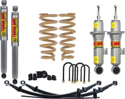 Лифт-комплект Tough Dog усиленной подвески для Mitsubishi L200 IV 2006-2015 нагрузка - 500 кг. Артикул TD-L200ML-HVFC