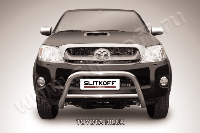 Кенгурятник Slitkoff d57 низкий для Toyota Hilux VII 2008-2011. Артикул THL004