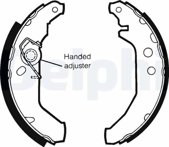 Тормозные колодки Delphi. Артикул LS1435