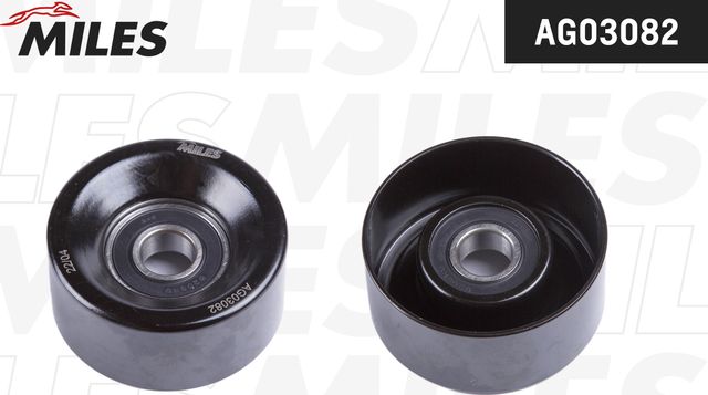 Направляющий (ведущий) ролик приводного поликлинового ремня Miles. Артикул AG03082