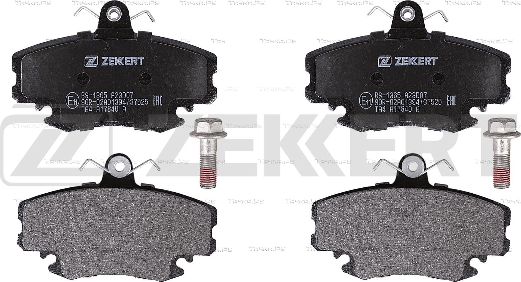 Тормозные колодки Zekkert передние/задние для Renault Sandero II 2007-2008. Артикул BS-1365