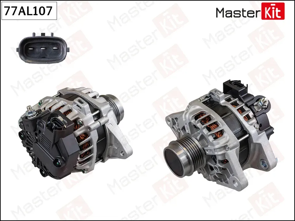 Генератор Kia Ceed (12-)/Hyundai i30 (11-) 1.4i/1.6i 90A (Master KIT) Master KIT. Артикул 77AL107
