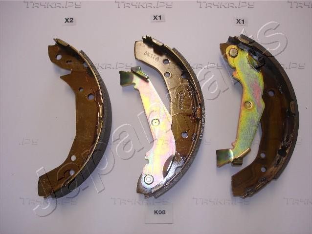 Тормозные колодки Japanparts. Артикул GF-K08AF