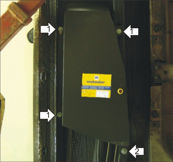 Защита Мотодор для топливоохладителя Volkswagen Caddy III 2004-2015. Артикул 02721