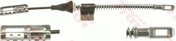 Трос ручника (тросик ручного тормоза) TRW. Артикул GCH3023
