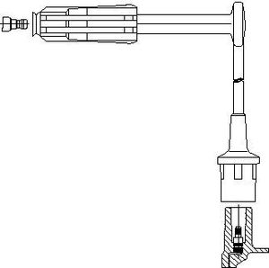 Высоковольтные провода (провода зажигания) Bremi для SsangYong Korando II 2002-2006. Артикул 166/33