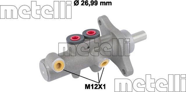 Тормозной цилиндр главный Metelli для Porsche Cayenne I (955) 2002-2010. Артикул 05-0832