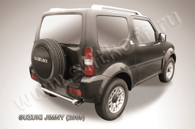 Защита Slitkoff заднего бампера d57 для Suzuki Jimny III 1998-2012. Артикул SJ009