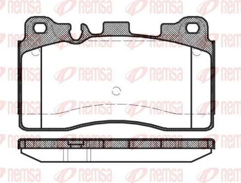 Тормозные колодки Remsa. Артикул 1454.00
