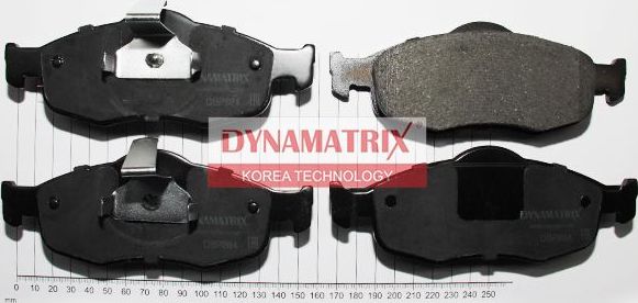 Тормозные колодки Dynamatrix передние для Ford Cougar 1998-2001. Артикул DBP884
