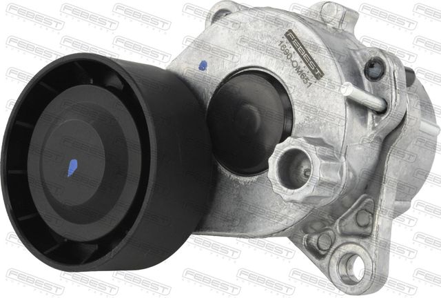 Натяжной ролик (натяжитель) приводного клинового зубчатого ремня Febest. Артикул 1690-OM651