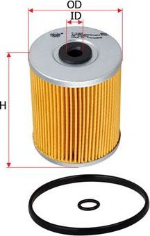 Топливный фильтр Sakura. Артикул F-1009