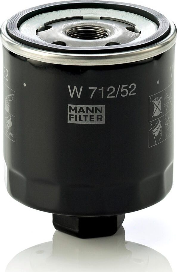 Масляный фильтр Mann-Filter. Артикул W 712/52