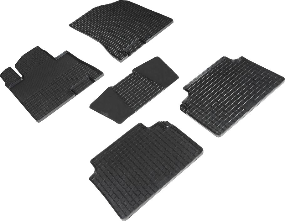 Коврики резиновые Seintex с узором сетка для салона Kia K5 2020-2026. Артикул 97096